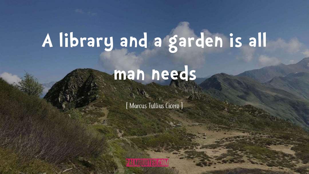 Library quotes by Marcus Tullius Cicero