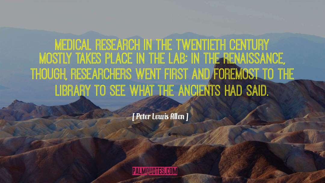 Library Research quotes by Peter Lewis Allen