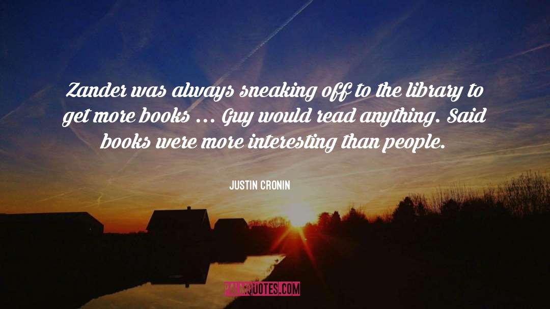 Library Research quotes by Justin Cronin