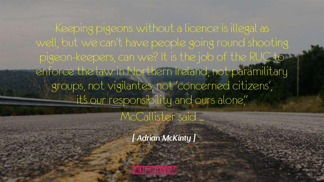 Licence quotes by Adrian McKinty