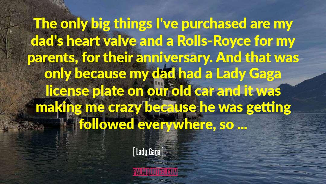 License Plate quotes by Lady Gaga