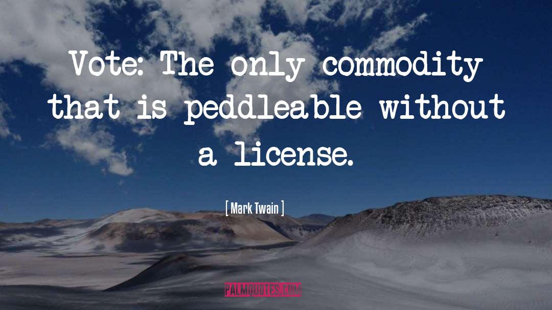 License quotes by Mark Twain