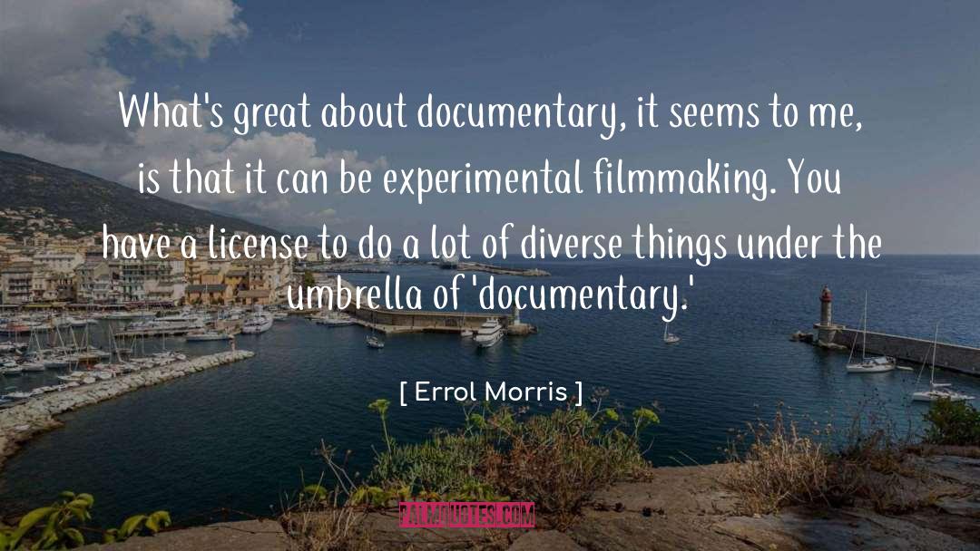 License quotes by Errol Morris
