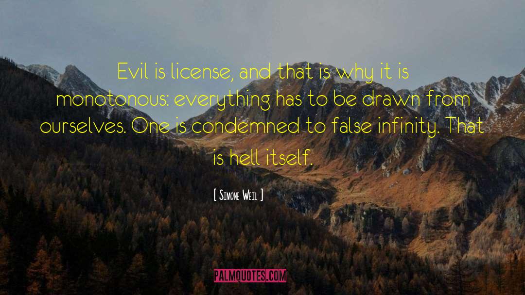 License quotes by Simone Weil