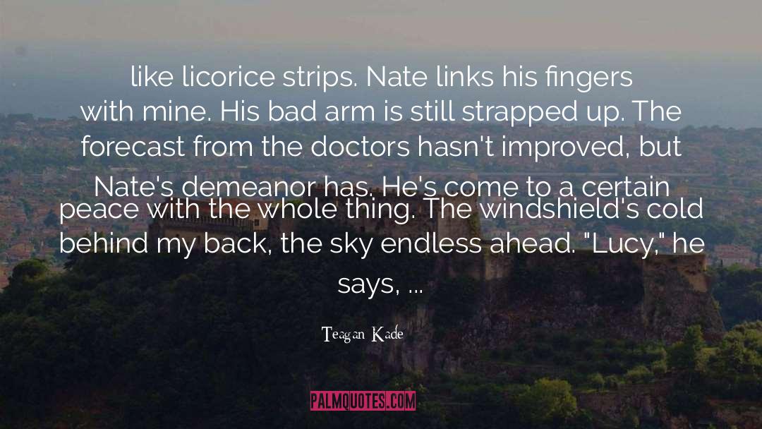 Licorice quotes by Teagan Kade