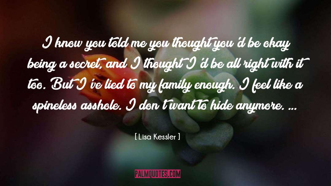 Lied To quotes by Lisa Kessler