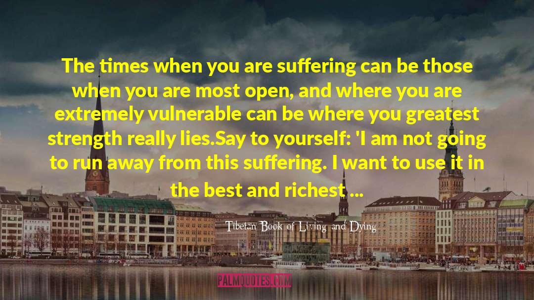 Lies From A Dying Person S Mind quotes by Tibetan Book Of Living And Dying