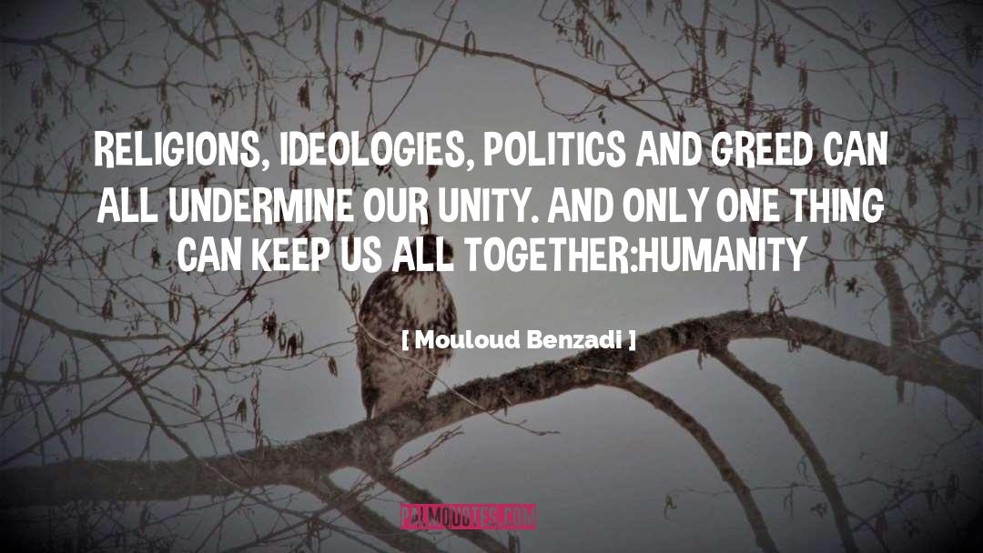 Lies Politics quotes by Mouloud Benzadi