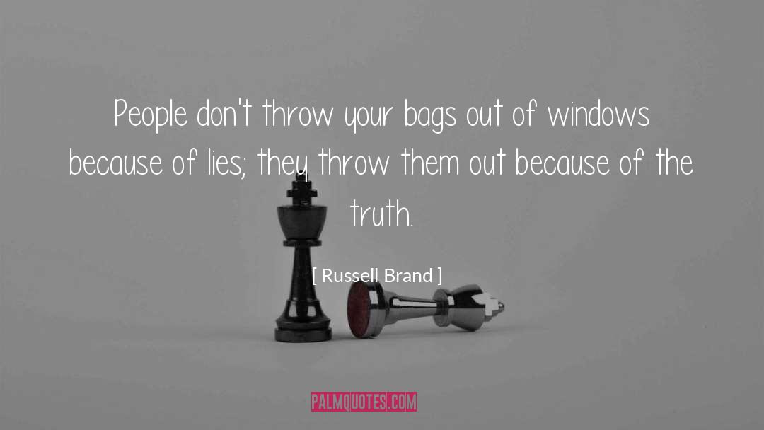 Lies quotes by Russell Brand