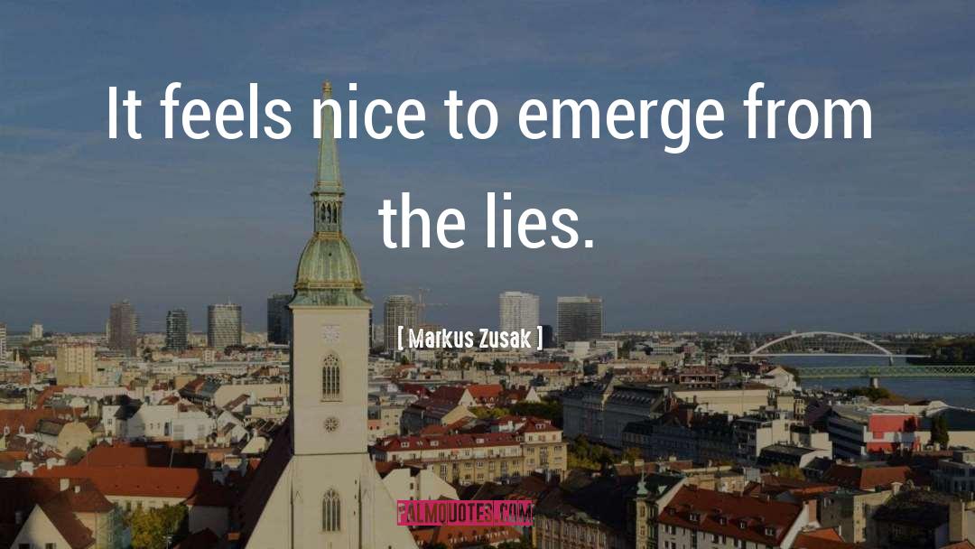 Lies Truth quotes by Markus Zusak