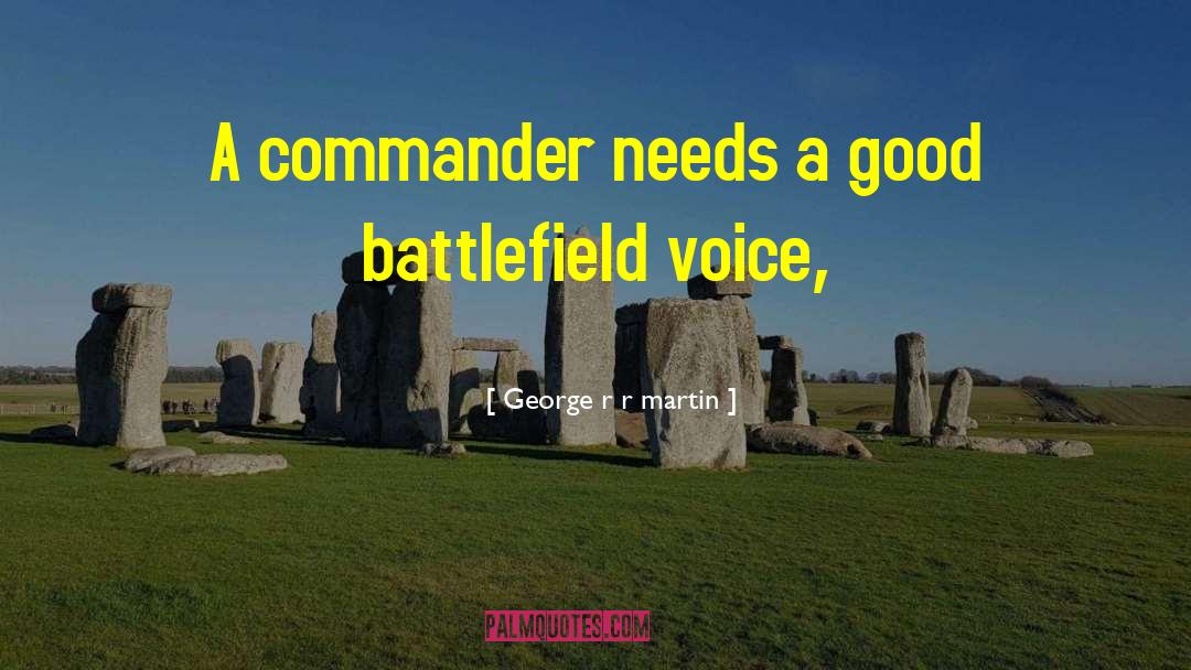 Lieutenant Commander quotes by George R R Martin