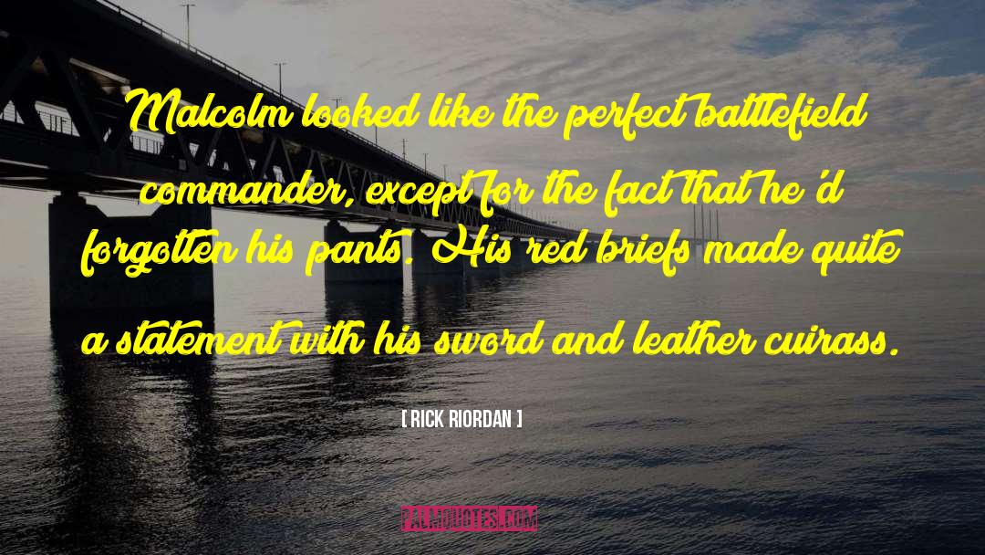 Lieutenant Commander quotes by Rick Riordan