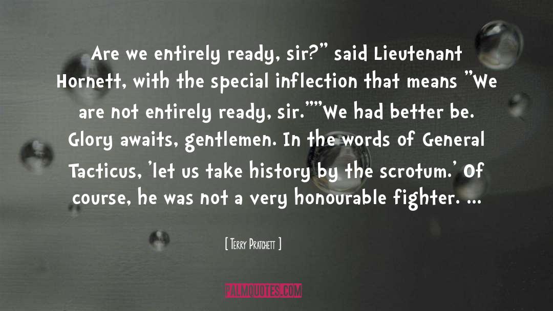 Lieutenant quotes by Terry Pratchett