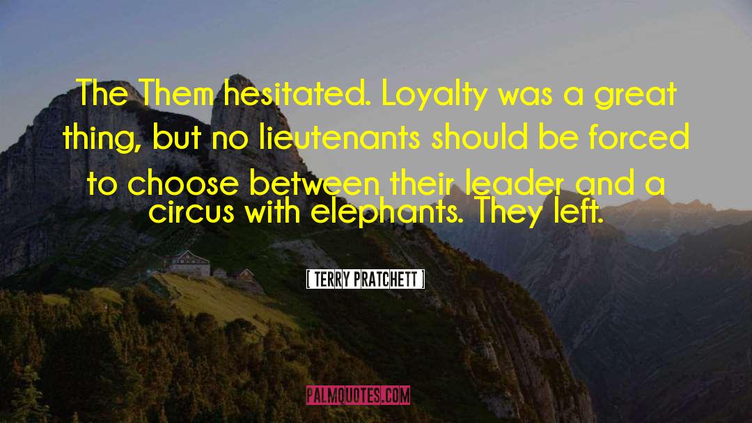 Lieutenants quotes by Terry Pratchett