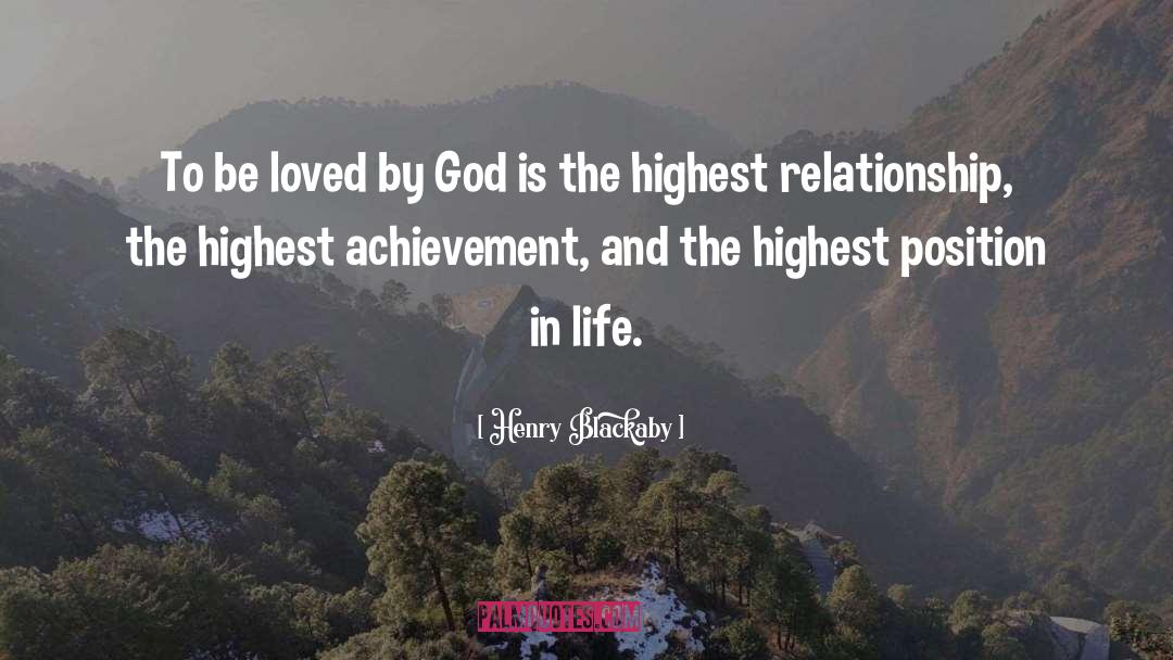Life Achievement quotes by Henry Blackaby