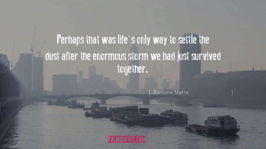 Life After The Storm quotes by Ramona Matta