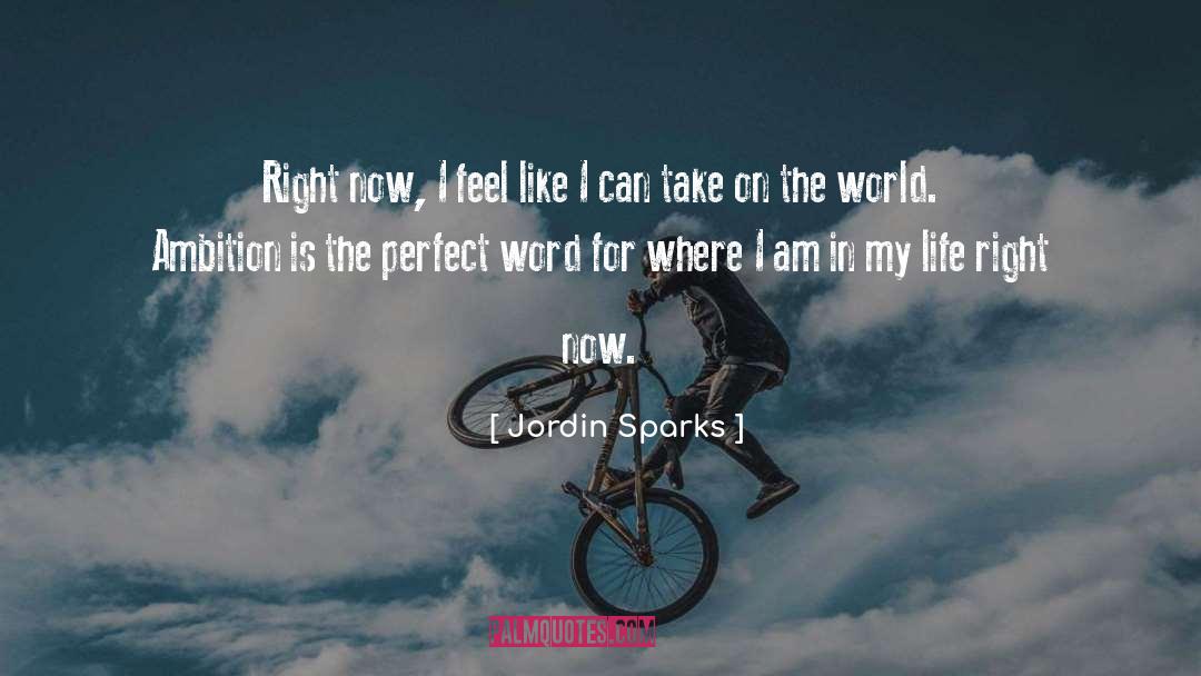 Life Ambition quotes by Jordin Sparks