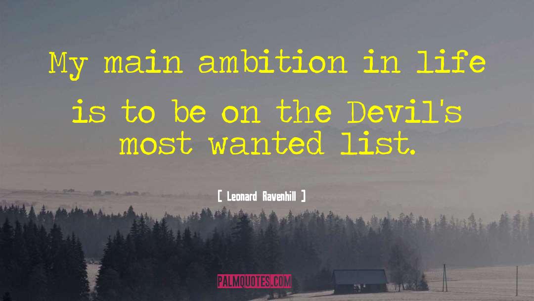 Life Ambition quotes by Leonard Ravenhill