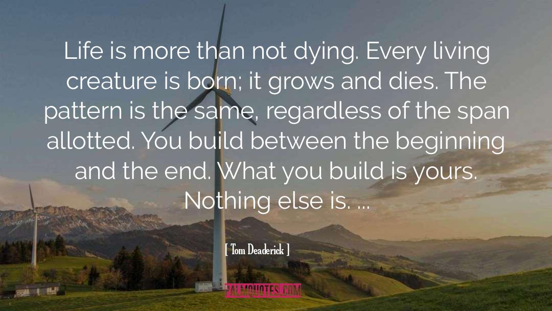 Life And Living Life And Love quotes by Tom Deaderick