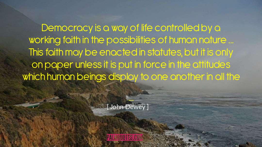 Life Attitude quotes by John Dewey