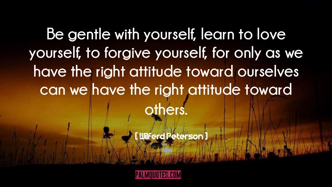 Life Attitude quotes by Wilferd Peterson