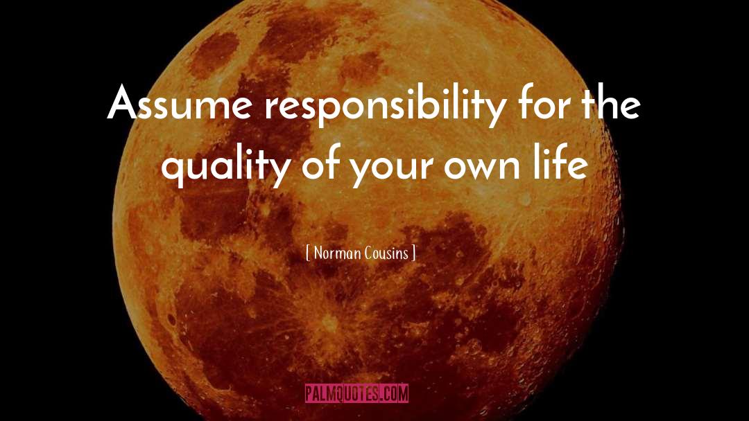 Life Attitude quotes by Norman Cousins
