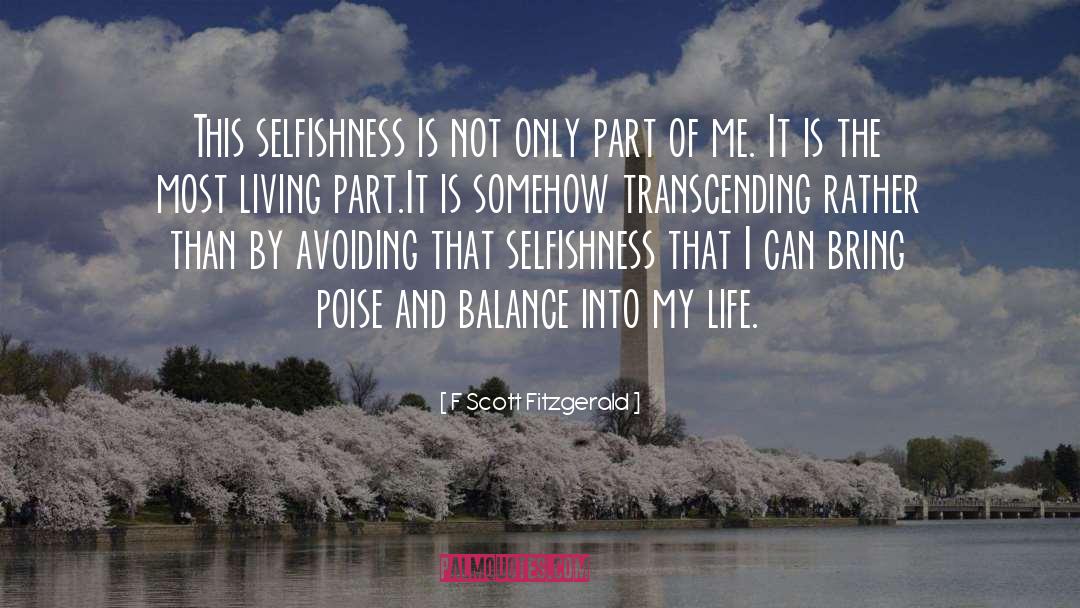 Life Balance quotes by F Scott Fitzgerald