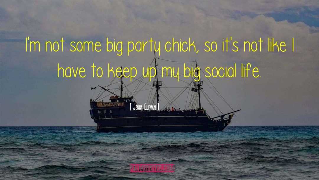 Life Big Party Invitation quotes by Jenna Elfman