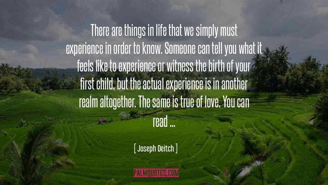 Life Birth And Death quotes by Joseph Deitch