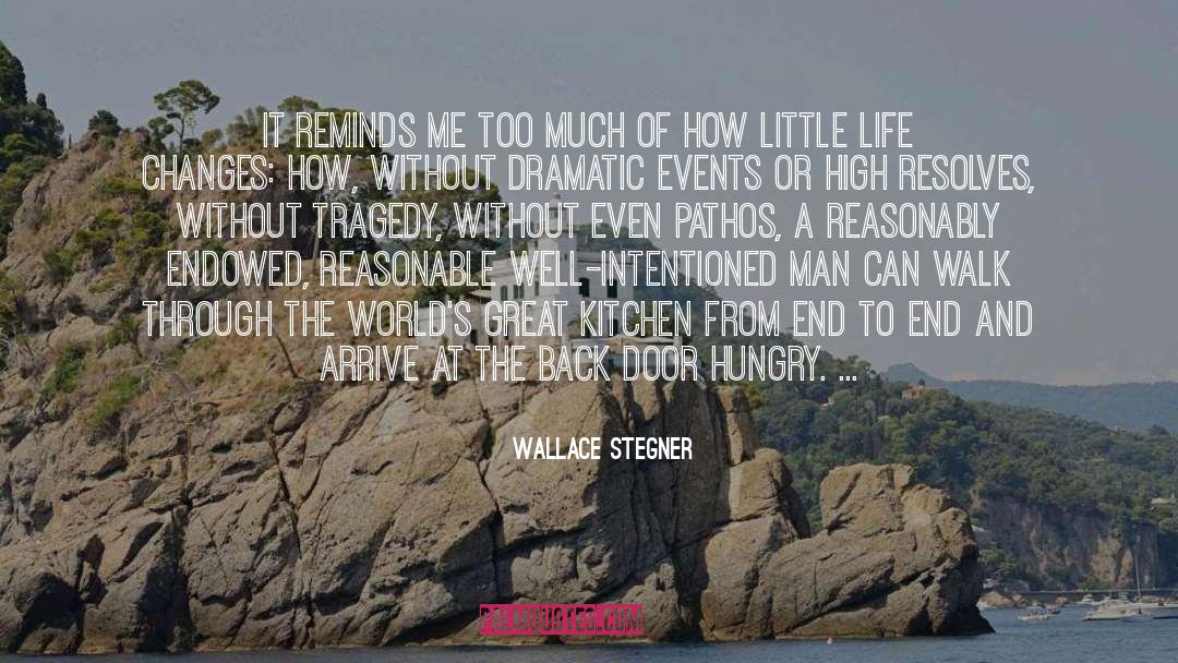 Life Changes quotes by Wallace Stegner