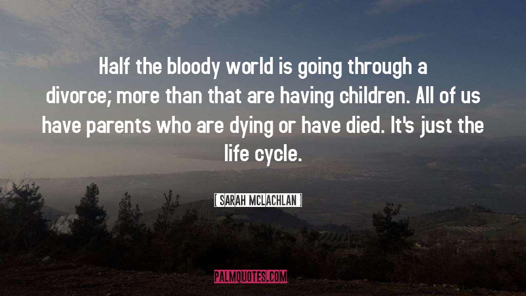 Life Cycle quotes by Sarah McLachlan