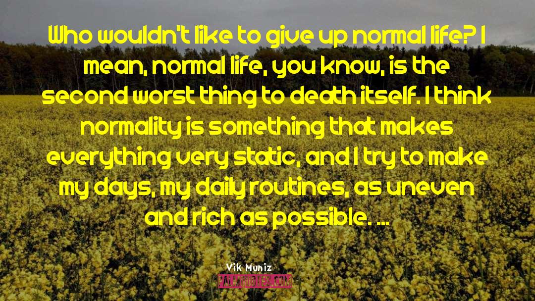 Life Death quotes by Vik Muniz