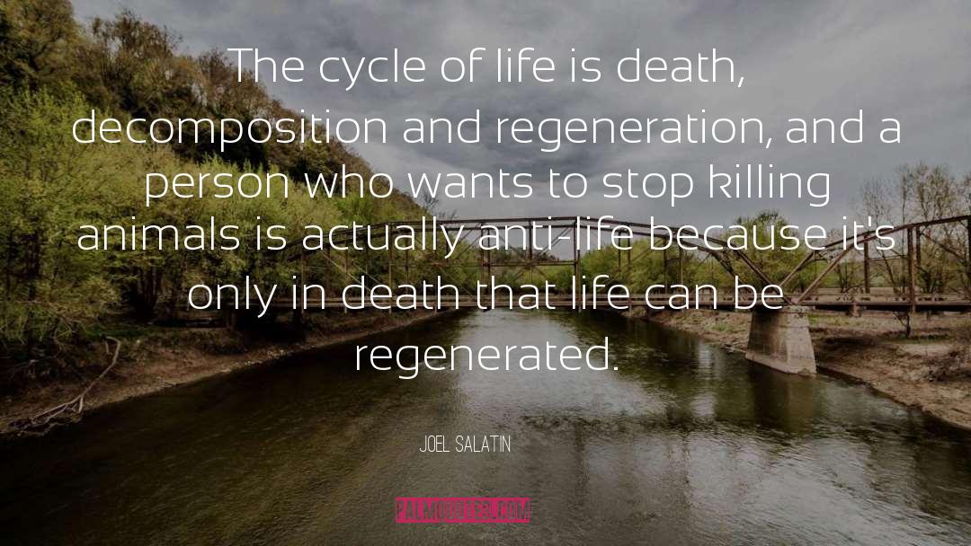 Life Death quotes by Joel Salatin