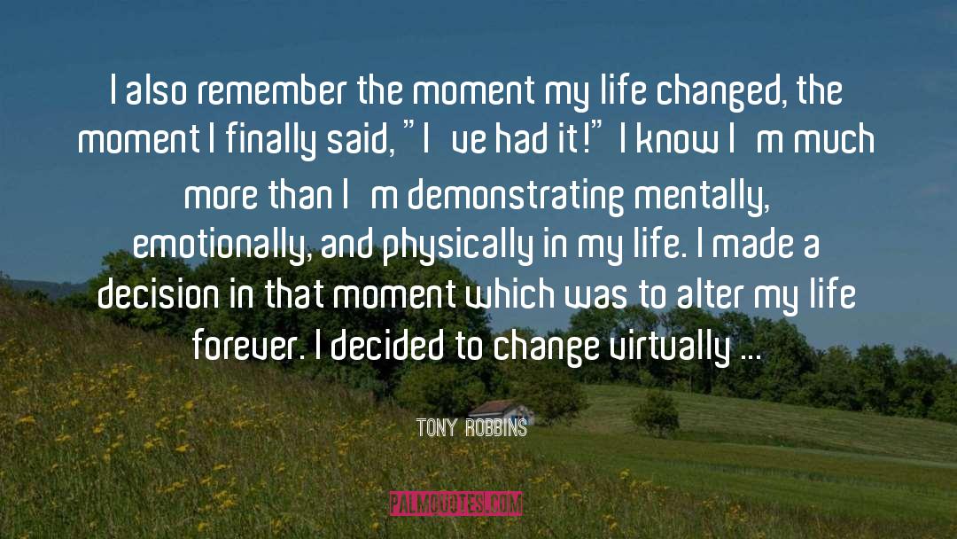 Life Decision quotes by Tony Robbins