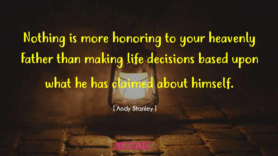 Life Decision quotes by Andy Stanley