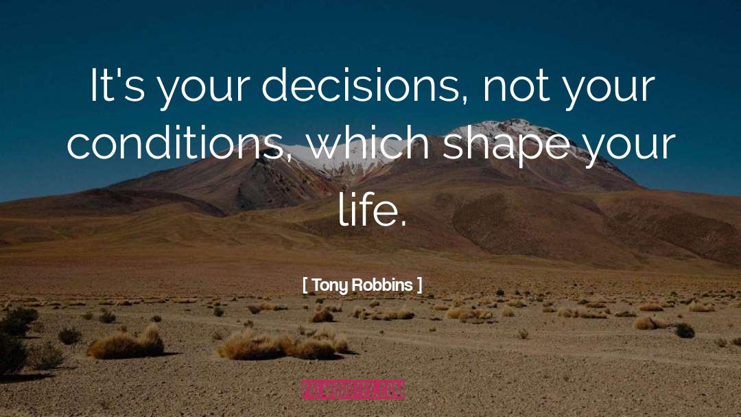 Life Decision quotes by Tony Robbins