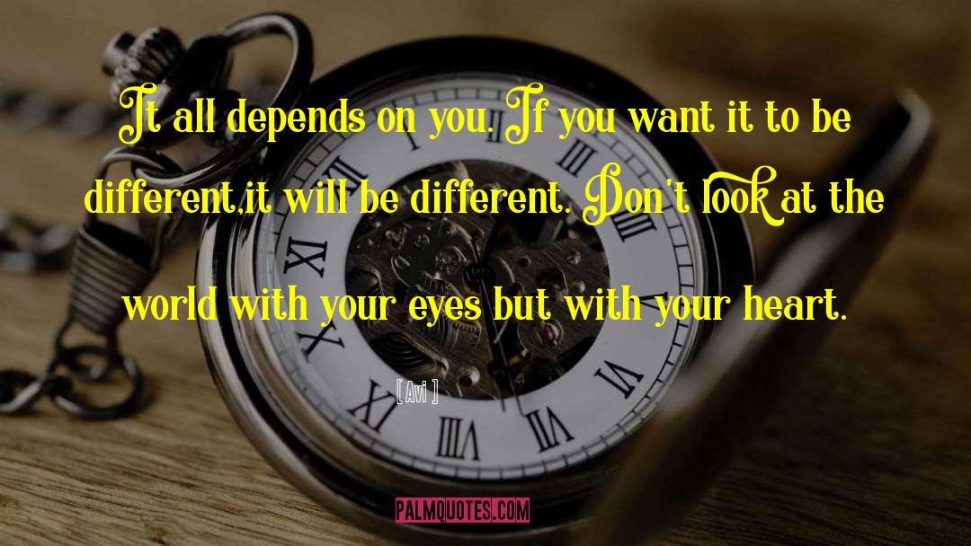 Life Depends On Your Thoughts quotes by Avi