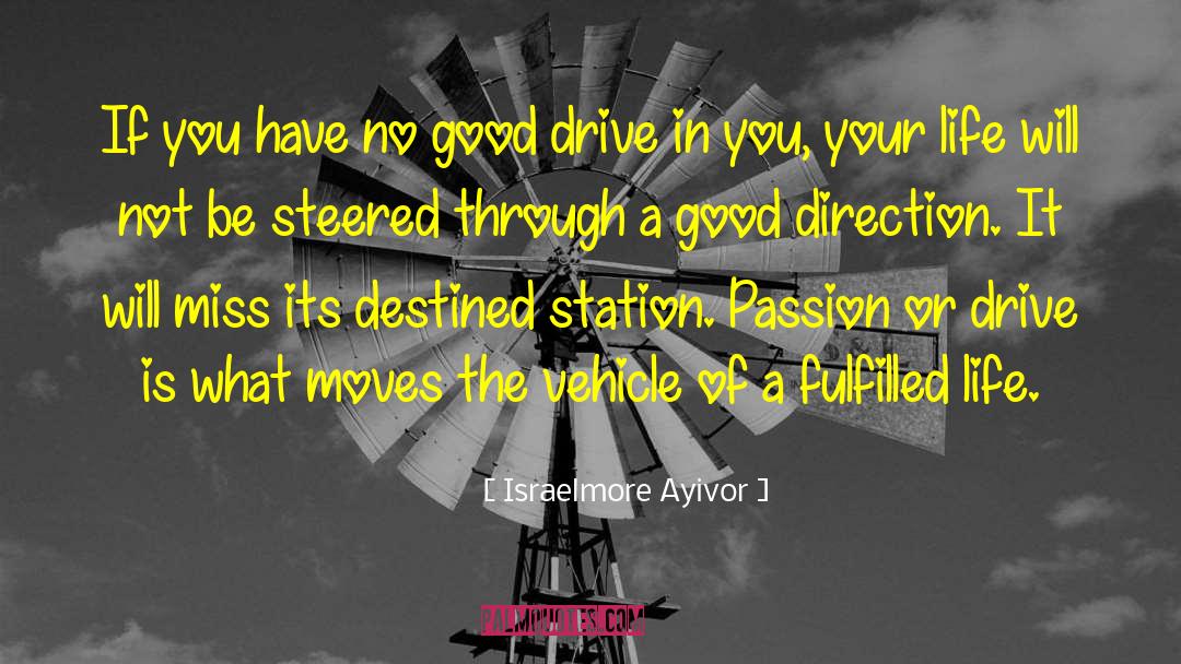 Life Destination quotes by Israelmore Ayivor