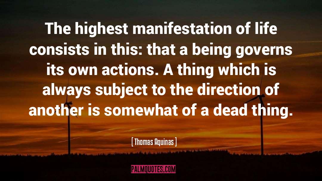 Life Direction quotes by Thomas Aquinas