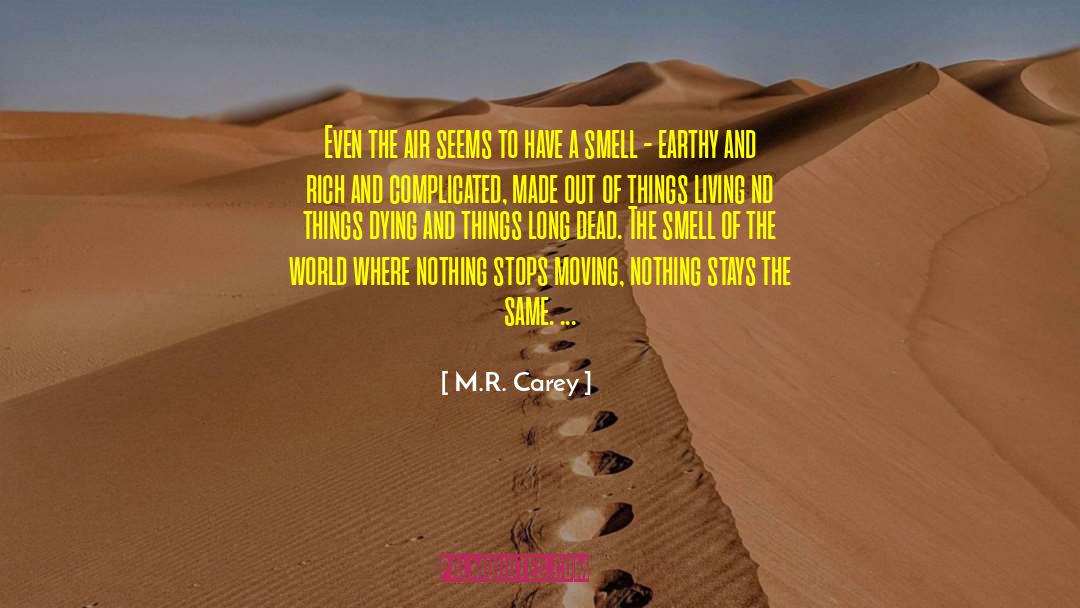 Life Dying Sickness quotes by M.R. Carey