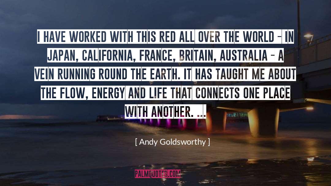 Life Energy quotes by Andy Goldsworthy