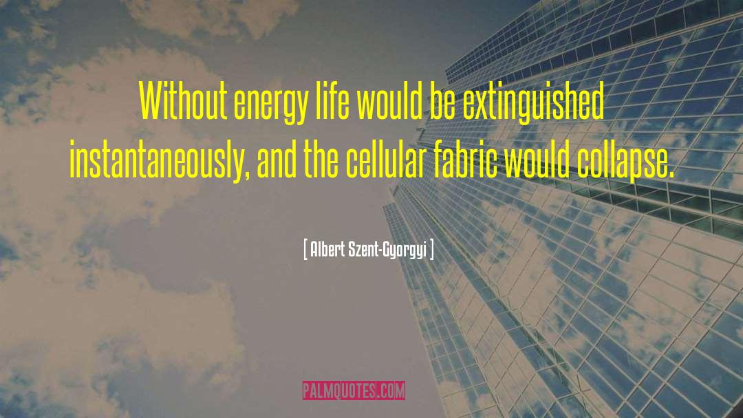 Life Energy quotes by Albert Szent-Gyorgyi