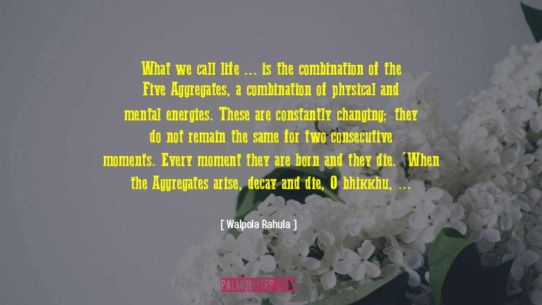 Life Energy quotes by Walpola Rahula