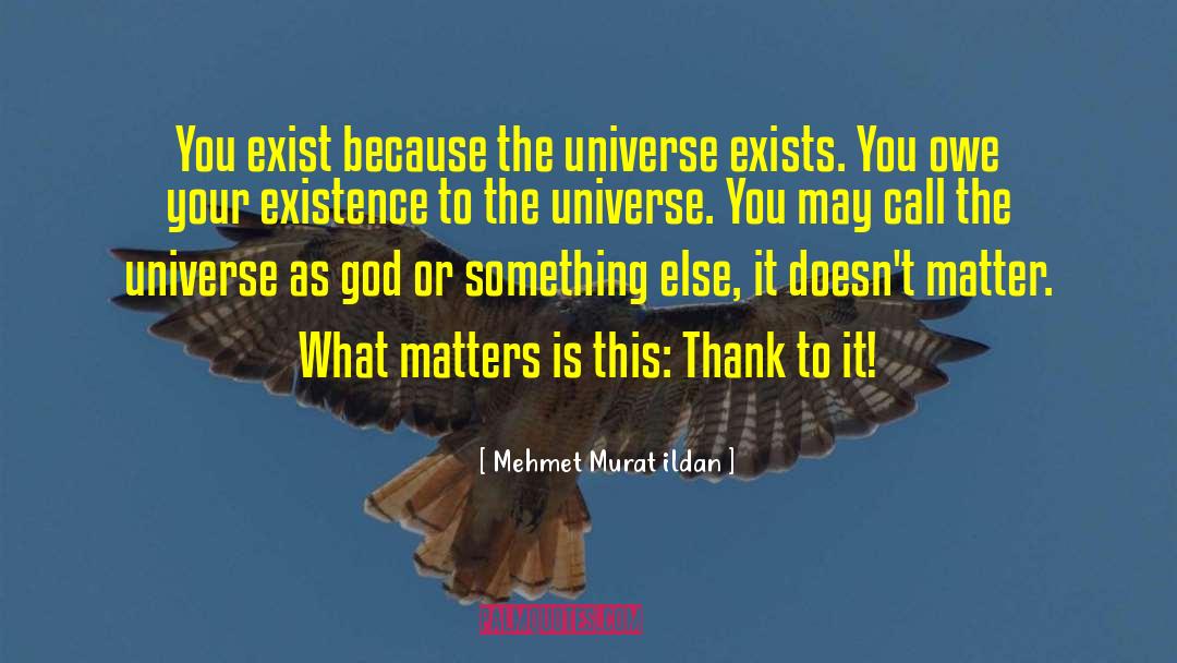 Life Existence quotes by Mehmet Murat Ildan