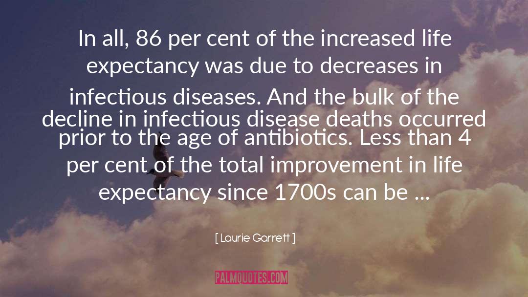Life Expectancy quotes by Laurie Garrett