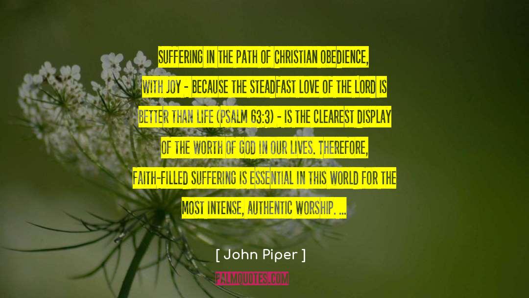 Life Filled With Emptiness quotes by John Piper