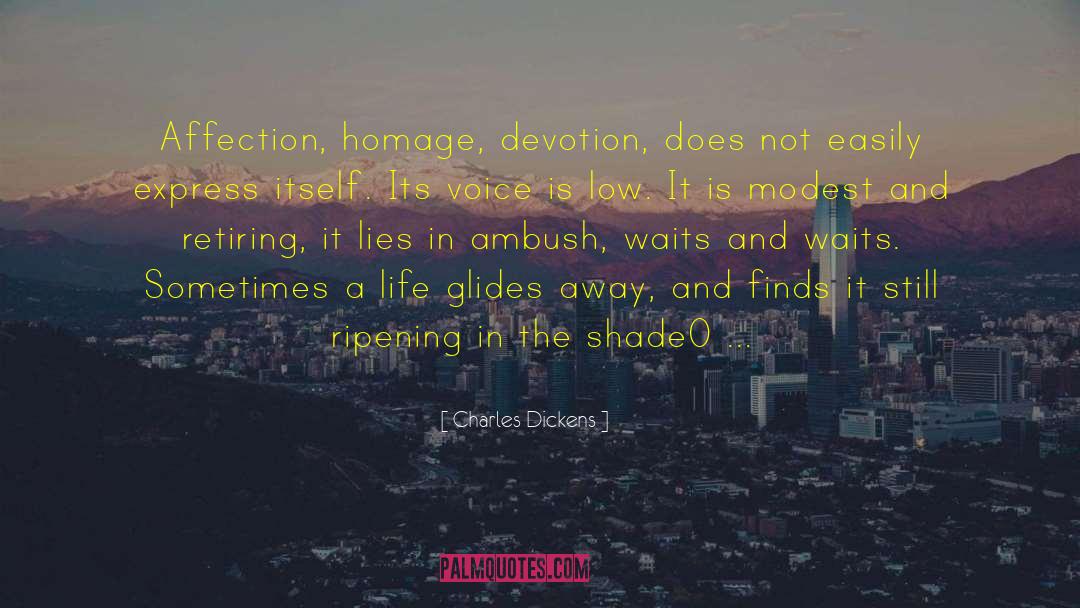 Life Finds Its Meaning quotes by Charles Dickens