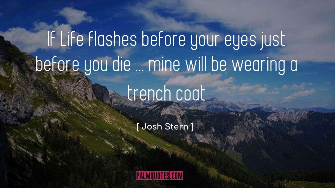 Life Flashes Before Your Eyes quotes by Josh Stern