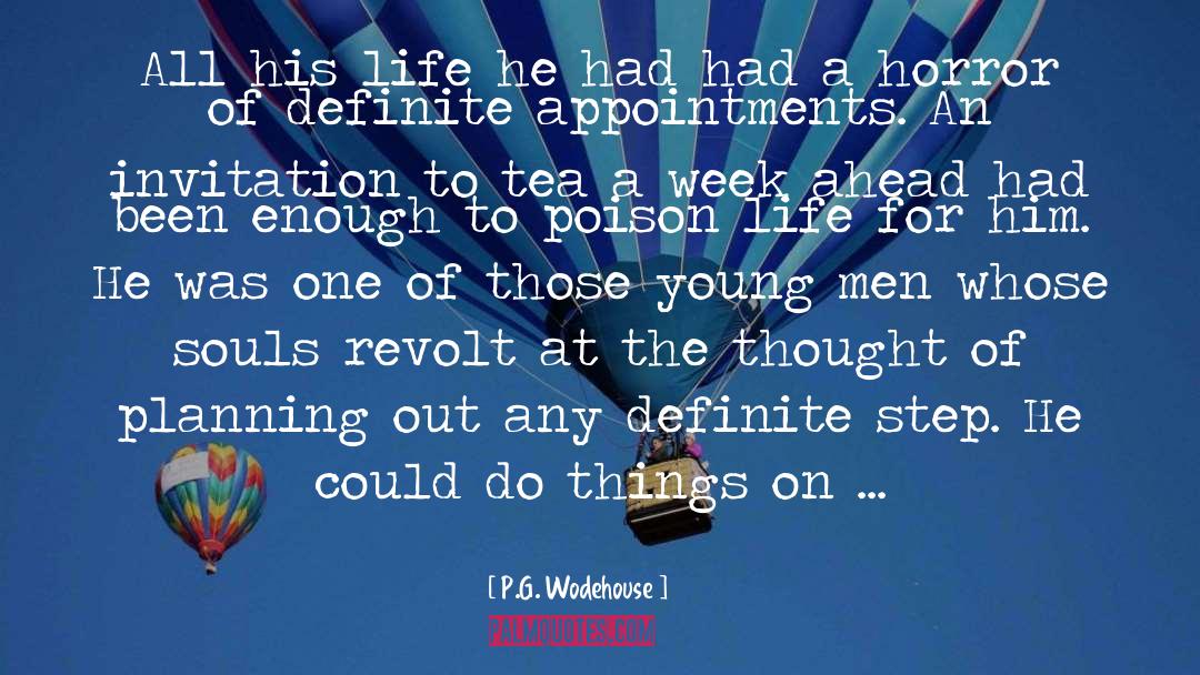 Life For Him quotes by P.G. Wodehouse