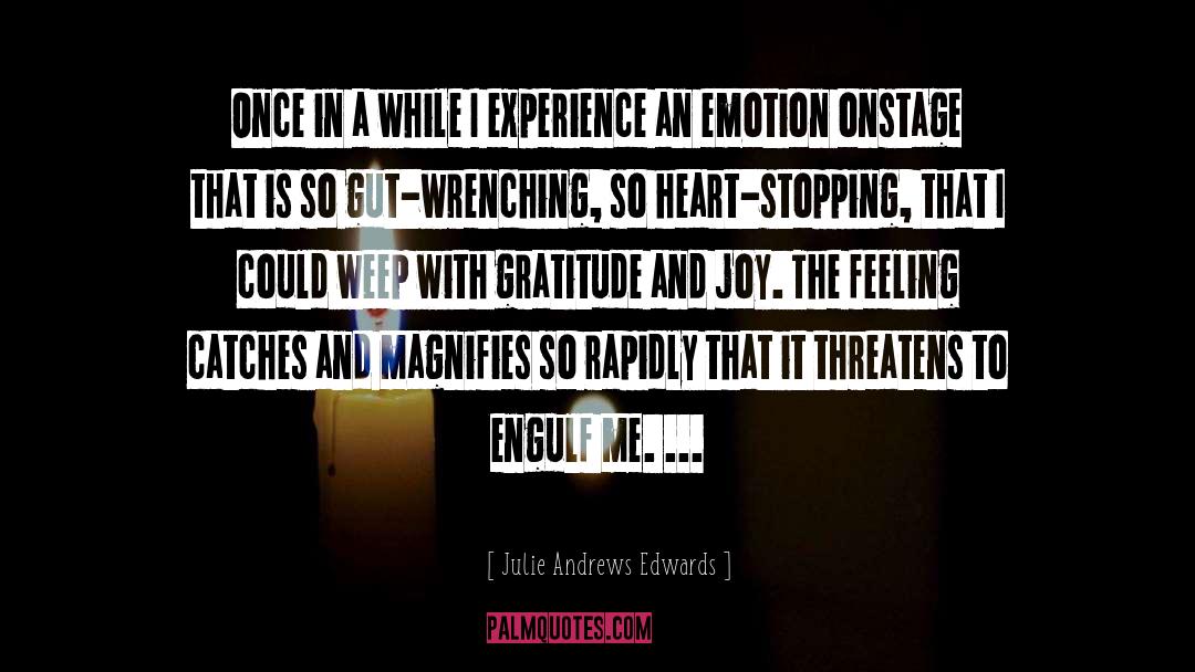 Life Gut Feeling quotes by Julie Andrews Edwards